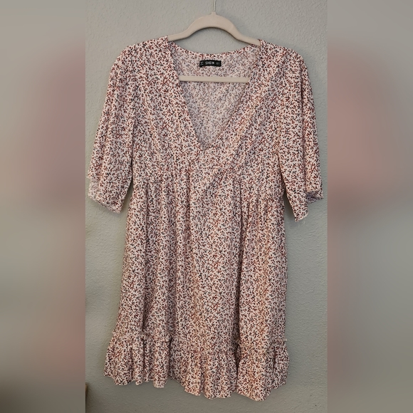 SHEIN Floral Dress A-Line Silhouette Dress Western Casual Size S - Picture 1 of 9